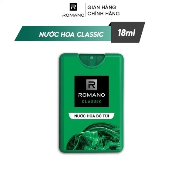 [Gift]Nước hoa nam bỏ túi Romano hương 18ml/chai - 42.000₫